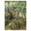 'Enchanted woods'- Roodborstje, 30x40 cm, olieverf schilderij (te koop)