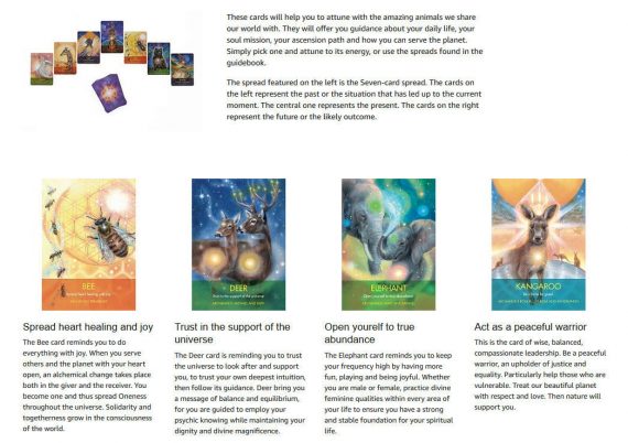 Archangel Animal Oracle Card deck - Diana Cooper & Marjolein Kruijt