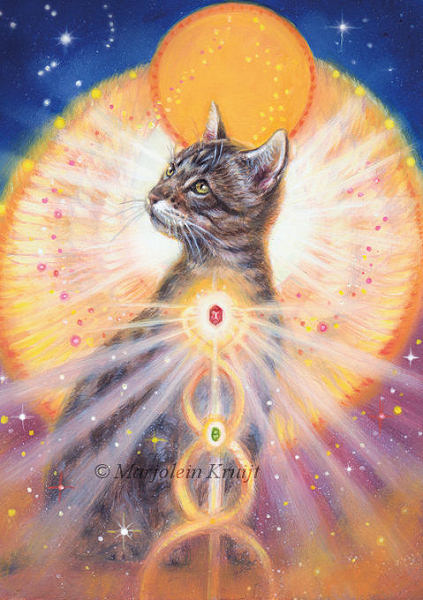 Animal paintings (oracle cards) paintings [spiritual art] - Marjolein Kruijt