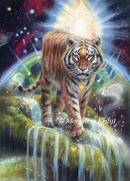 'Tiger' -accept your magnificence -painting (sold)