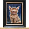 'Cute kitten', 18x13 cm, oil painting (for sale)