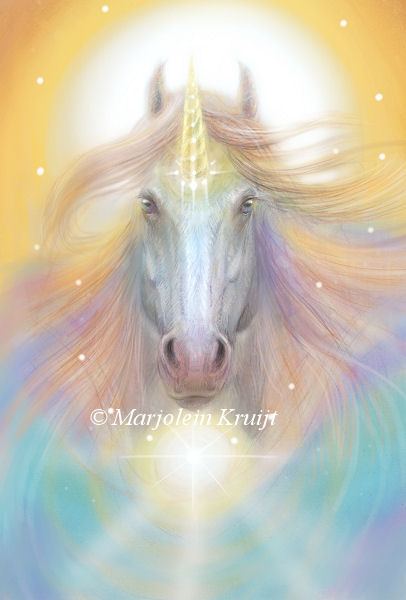 (16) soul healing with the unicorns -[unicorn painting / illustration]