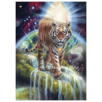 'Tiger' -accept your magnificence -spiritual painting (for sale)