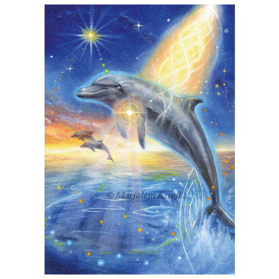 'DOLPHIN' - spiritual painting (for sale)
