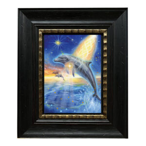 'Dolphin' - spiritual painting (for sale)