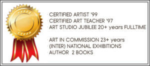 Certified artist Royal art academy, Marjolein Kruijt