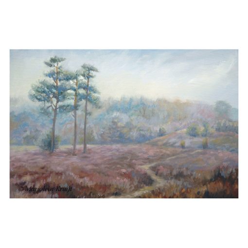 Lheebroekerzand7- Drenthe painting - dutch landscape (for sale)
