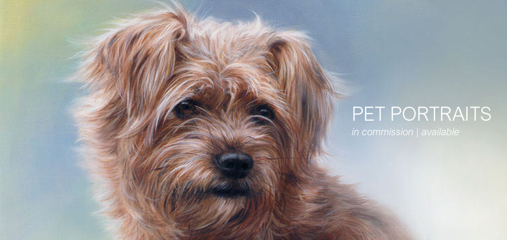 Pet portraits, animal paintings by Marjolein Kruijt