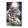 canvas print tiger painting, totem, animal symbolism (for sale)