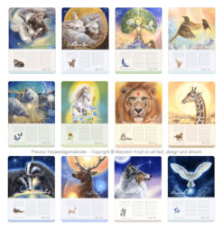 Marjolein Kruijt's Birthday Calendar - Spiritual Animal Art A4 Size [for sale]